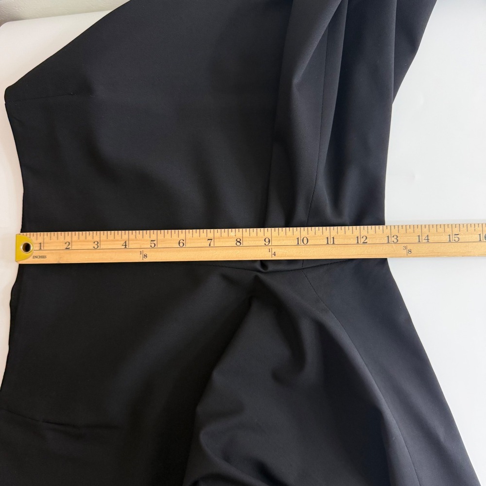 Lafayette 148 Stanton Pants Black Virgin Wool Straight Leg Quiet Luxury 10 - Picture 15 of 16